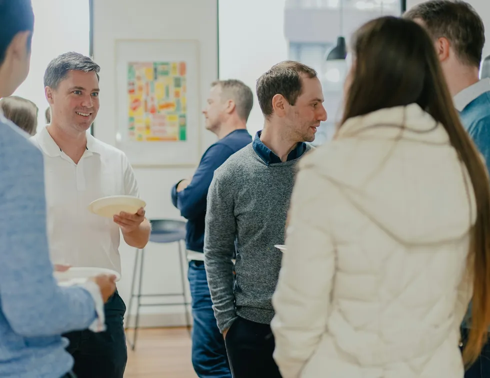 Collaborateurs Walter France réunis lors d’un moment convivial